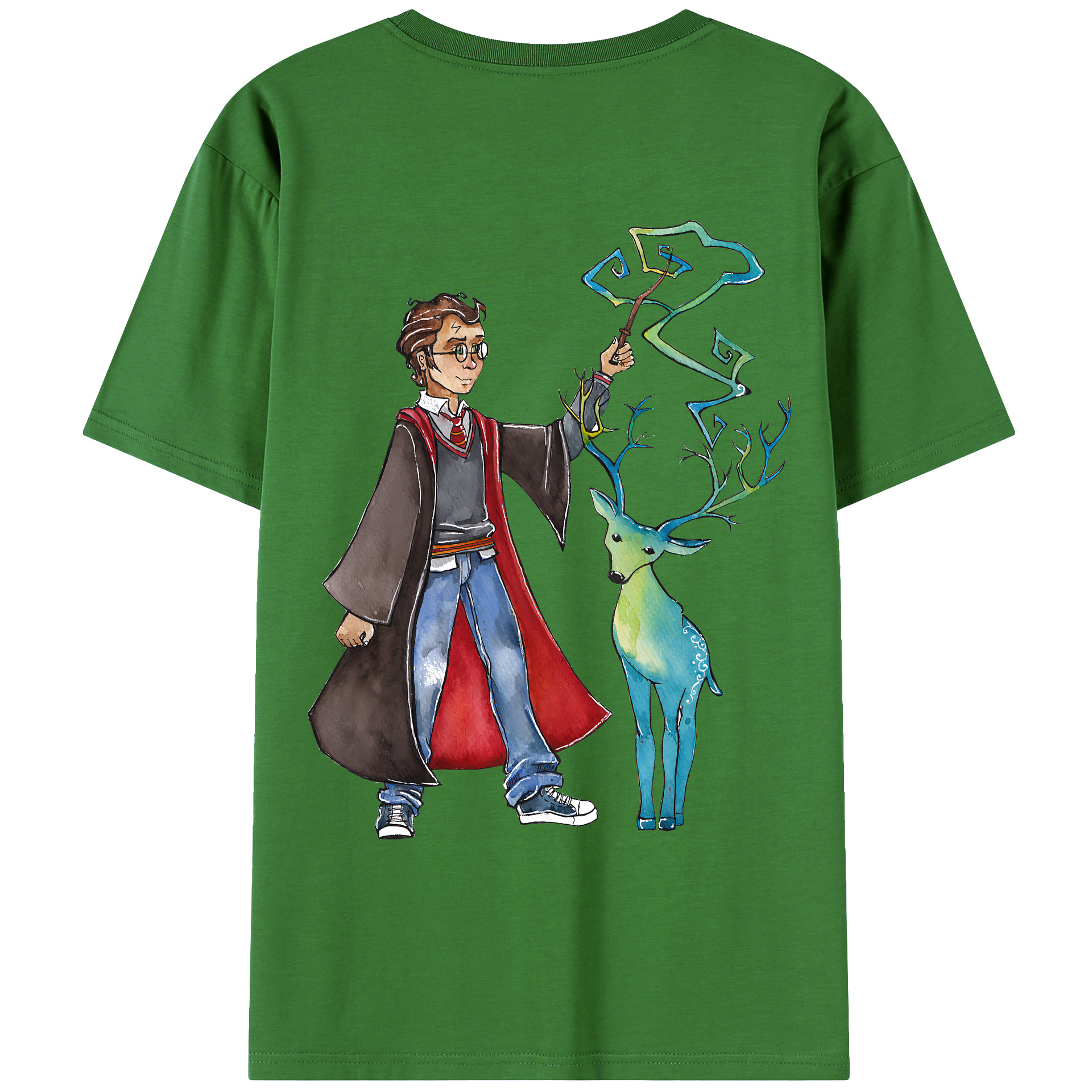 （画像用） Harry Potter ハリー・ポッターシリーズ レディース半袖Tシャツ(バックプリント)